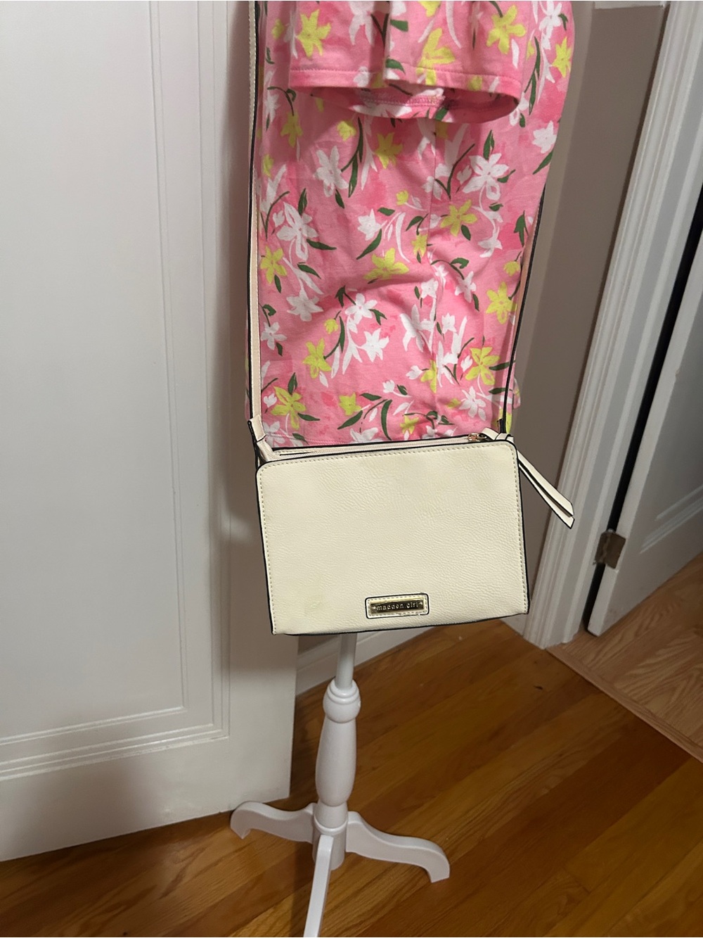 Madden Girl White Crossbody Bag